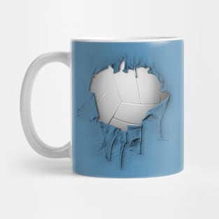 Shredded, Ripped and Torn Volleyball Mug